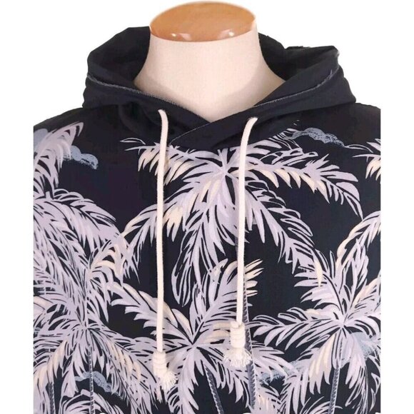 Palm Angels Allover Palm Print Pullover Shirt Size 50 L Oversized Mens New - Picture 2 of 13